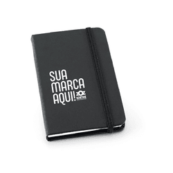 Caderno de Bolso em Couro Sintético Personalizado ... - Zoz Personalizados