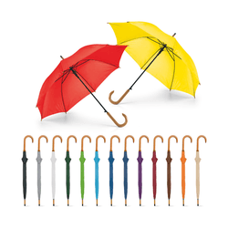 Guarda-chuva com Cabo de Madeira Simples Personali... - Zoz Personalizados