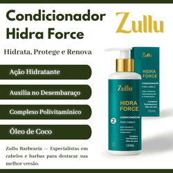 Condicionador 3in1 Zullu Premium Hidratação Com Ól... - ZULLU COSMÉTICOS