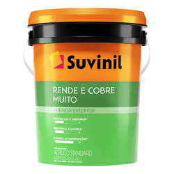 Tinta Acrílica Suvinil Rende & Cobre Muito Fosco 2... - ZUMKELLER