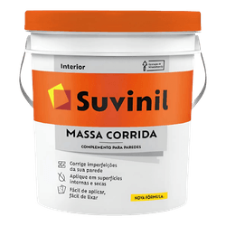Suvinil Massa Corrida PVA 25kg Balde – Acabamento ... - ZUMKELLER