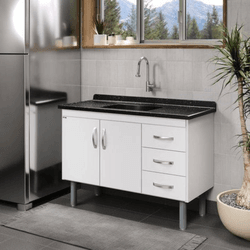 Armário de Cozinha Tóquio 116,2cm Rorato – Design ... - ZUMKELLER