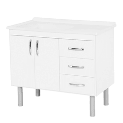 Gabinete de Cozinha A. J. Rorato Linha Tóquio Bran... - ZUMKELLER