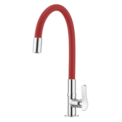 Torneira de Mesa Flexível Vermelha Lorenzetti 1177... - ZUMKELLER