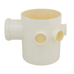 Corpo Caixa Sifonada nº 32 Krona 100x150x50mm 4 po... - ZUMKELLER