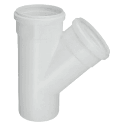 Junção 45° Simples para Esgoto Krona DN 40 x 40 (1... - ZUMKELLER