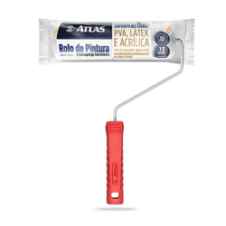 Rolo de Pintura Atlas Antirrespingo Látex Sintétic... - ZUMKELLER