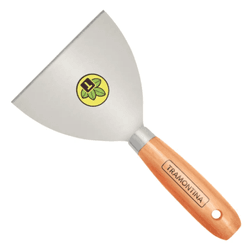 Espátula Rígida 12 Cm Em Aço Carbono Cabo Madeira ... - ZUMKELLER