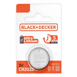  Bateria Ultra Lithium Cr2032 3v Black & Decker - ZUMKELLER