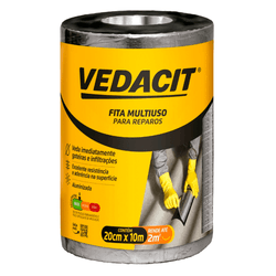 Manta Asfáltica Auto Adesivo Aluminio 20cm x10m Ve... - ZUMKELLER