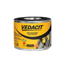 Fita Asfáltica Multiuso 10cm x 10m Vedacit - ZUMKELLER
