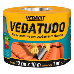 Fita Vedatudo 10cmx10m Vedação Impermeável Vedacit... - ZUMKELLER