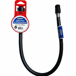 Engate Flexível 60 cm x 1/2 PVC Preto Ultra Resist... - ZUMKELLER