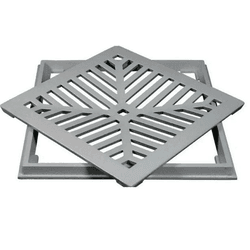 Conjunto Grelha C/ Porta Grelha 25x25cm Costa Nava... - ZUMKELLER