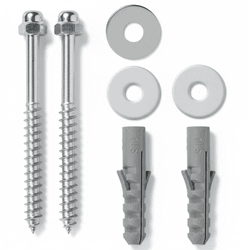 Fixação para Bacia Sanitária Mictório 10x90mm Aço ... - ZUMKELLER