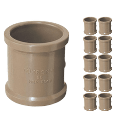 Luva Soldável Krona 50mm – Pacote com 10 Peças - ZUMKELLER