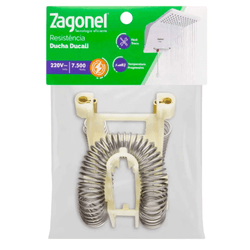 Resistência Ducha Ducali Zagonel 200v 7500w - ZUMKELLER