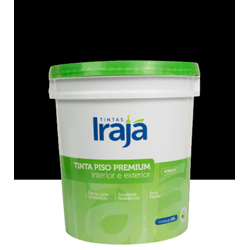Tinta Piso Premium Irapiso Preto Irajá Balde 18L - ZUMKELLER