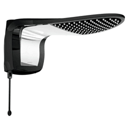 Chuveiro Lorenzetti Acqua Wave Ultra Preto/Cromado... - ZUMKELLER