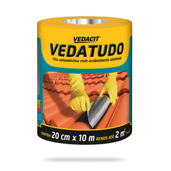 Fita Vedatudo 20cm x 10m - Impermeabilização e Ved... - ZUMKELLER