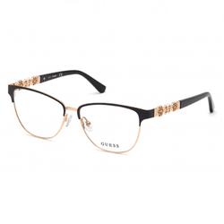 Óculos para Grau Feminino Guess - Preto/Dourado - ... - Authentika