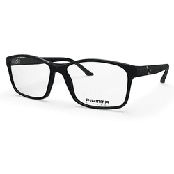 Óculos para Grau - Fiamma Preto Fosco - 41034-54-3... - Authentika
