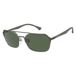 Óculos de Sol Masculino Emporio Armani - Verde Mat... - Authentika