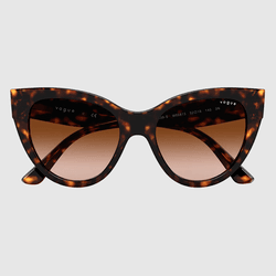 Óculos de Sol Vogue - Cat Eye - Dark Havana Gradie... - Authentika