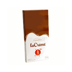 Barra Chocolate La Creme PRETO 100g - 1012 - Bellas Cestas Online Salvador