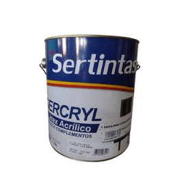 Tinta Piso Acrílica Fosco 3,6 Litros Sercryl (Escolha Cor) - CONSTRUTINTAS