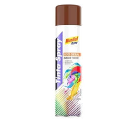 Tinta Spray 400ML Mundial Prime UG Marron Lote: 2... - FERTEK FERRAMENTAS