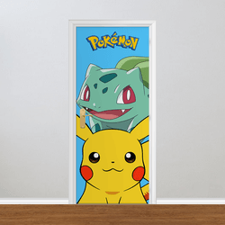 Adesivo para Porta - Pokemon - 052j064 - Inter Adesivos Decorativos