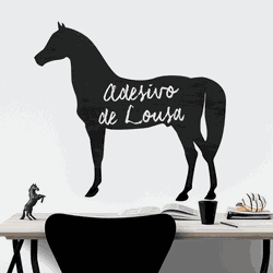 Adesivo de Lousa - Cavalo - 059a031 - Inter Adesivos Decorativos
