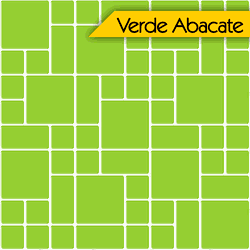 Pastilhas Resinadas Mosaico - Cor Verde Abacate - ... - Inter Adesivos Decorativos