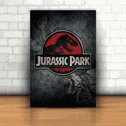 Placa Decorativa - Jurassic Park - 053i100 - Inter Adesivos Decorativos