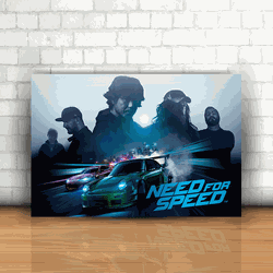 Placa Decorativa - Need For Speed - 053k136 - Inter Adesivos Decorativos