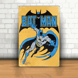 Placa Decorativa - Batman Quadrinhos - 053t232 - Inter Adesivos Decorativos