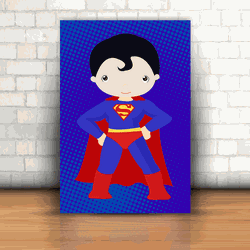 Placa Decorativa - Superman Kids - 053t242 - Inter Adesivos Decorativos