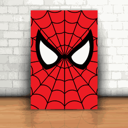 Placa Decorativa - Spider Man Logo - 053t254 - Inter Adesivos Decorativos