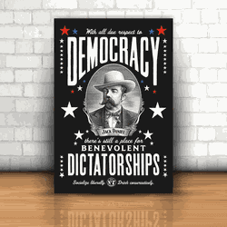 Placa Decorativa - Jack Daniel's Democracia - 053d... - Inter Adesivos Decorativos