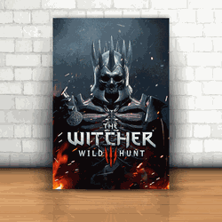 Placa Decorativa - The Witcher 3 - 053k400 - Inter Adesivos Decorativos