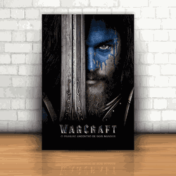 Placa Decorativa - Warcraft Humano - 053i404 - Inter Adesivos Decorativos