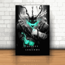 Placa Decorativa - League Of Legends mod 03 - 053k... - Inter Adesivos Decorativos