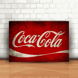 Placa Decorativa - Coca Cola - 053d064 - Inter Adesivos Decorativos