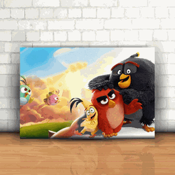 Placa Decorativa - Angry Birds Mod. 02 - 053m581 - Inter Adesivos Decorativos
