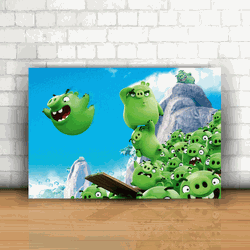 Placa Decorativa - Angry Birds Mod. 06 - 053m585 - Inter Adesivos Decorativos