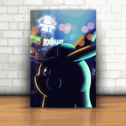 Placa Decorativa - Pokemon Filme Mod. 06 - 053i601 - Inter Adesivos Decorativos