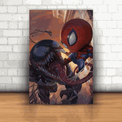 Placa Decorativa - Spider Man Mod. 12 - 053t656 - Inter Adesivos Decorativos