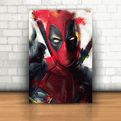 Placa Decorativa - Deadpool Mod. 10 - 053t682 - Inter Adesivos Decorativos