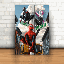 Placa Decorativa - Spider Man Mod. 05 - 053k809 - Inter Adesivos Decorativos